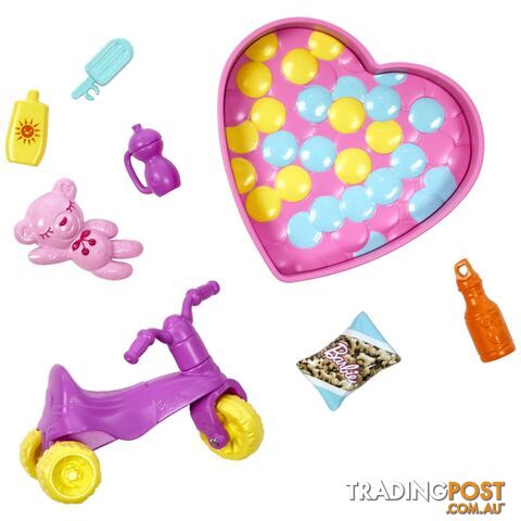 Barbie Skipper Babysitters Inc. Bounce House Playset With Dolls & Accessories - Mahhb67 - 194735062898