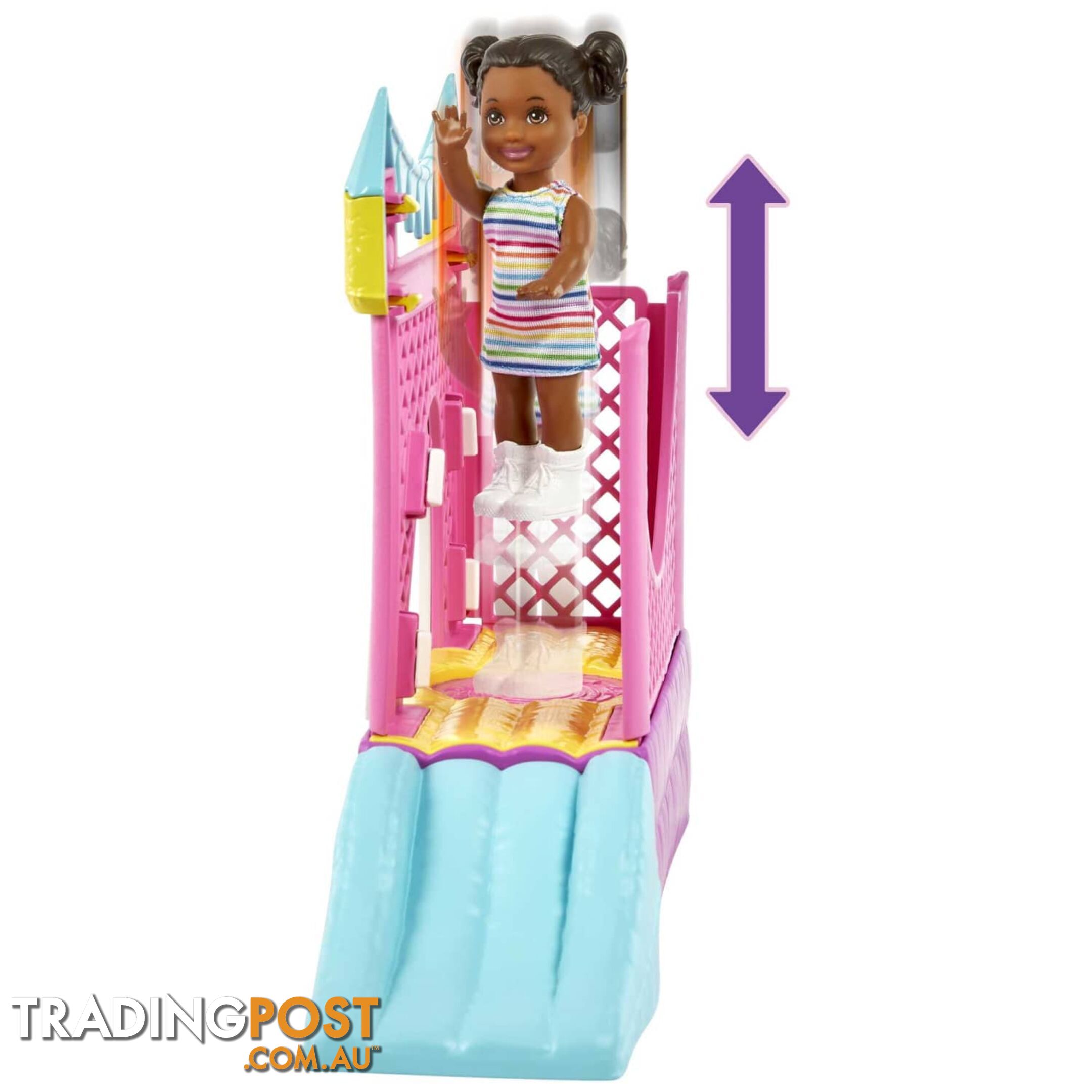 Barbie Skipper Babysitters Inc. Bounce House Playset With Dolls & Accessories - Mahhb67 - 194735062898