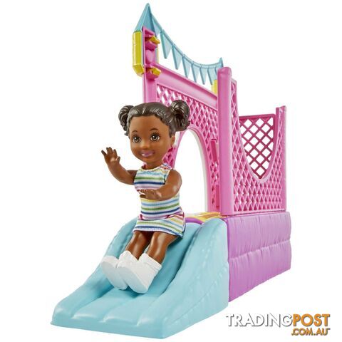 Barbie Skipper Babysitters Inc. Bounce House Playset With Dolls & Accessories - Mahhb67 - 194735062898