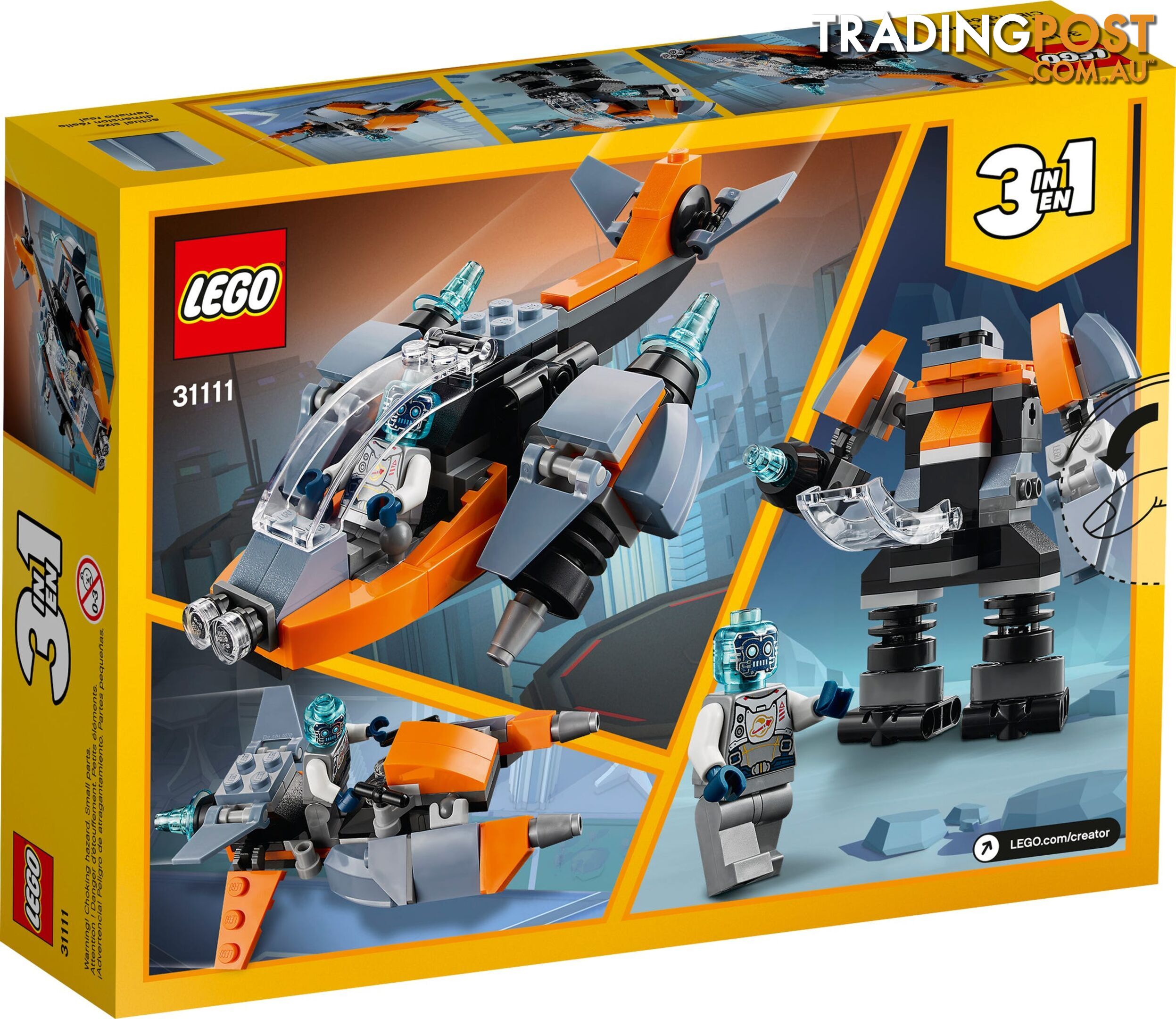 LEGO 31111 Cyber Drone - Creator 3-in-1 - 5702016889208