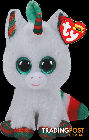 Ty - Beanie Boos - Xmas Unicorn Snowfall Small 15cm - Bg36238 - 008421362387