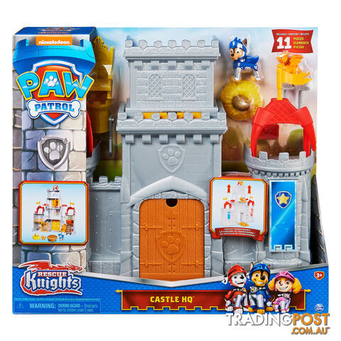 Paw Patrol - Rescue Knights Castle Hq Playset Si6062103 - 778988399811