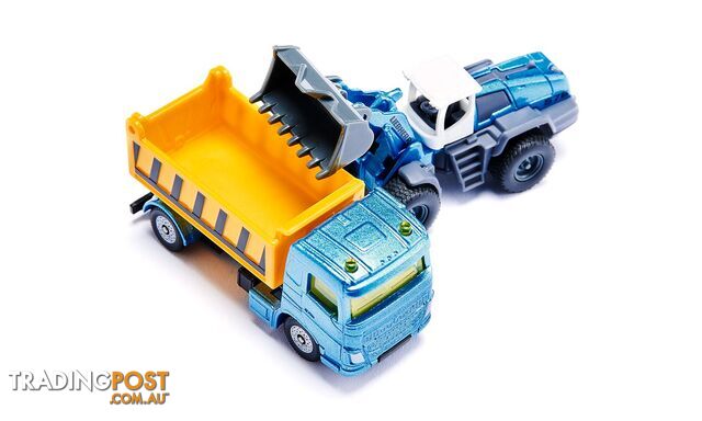 Siku - Construction Site Gift Set - 3 Vehicle And Accessory Playset - Mdsi6336 - 4006874063369