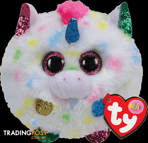 Ty - Beanie Ball Puffies - Harmonie Speckled Unicorn 10cm - Bg42512 - 008421425129