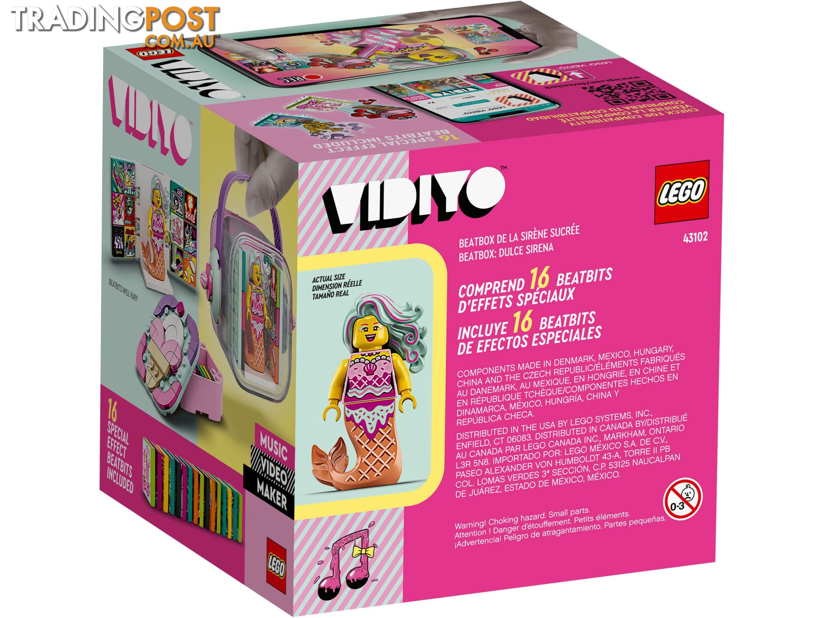 LEGO 43102 Candy Mermaid BeatBox - VIDIYO - 5702016911770