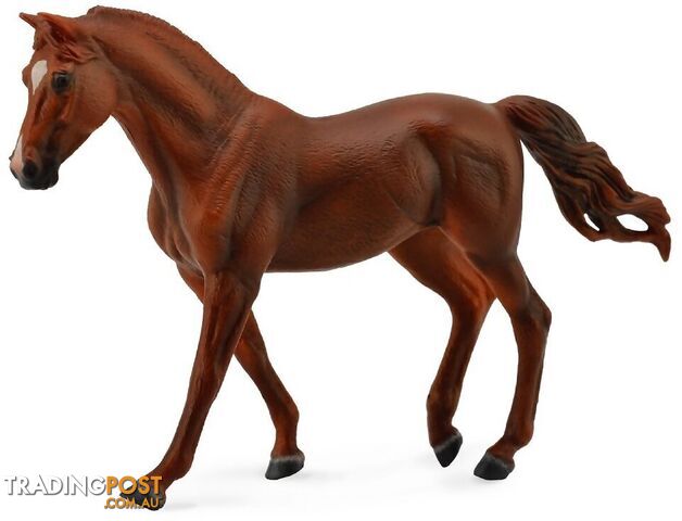 CollectA - Missouri Fox Trotter Mare Chestnut Horse Animal Figurine - Rpco88663 - 4892900886633
