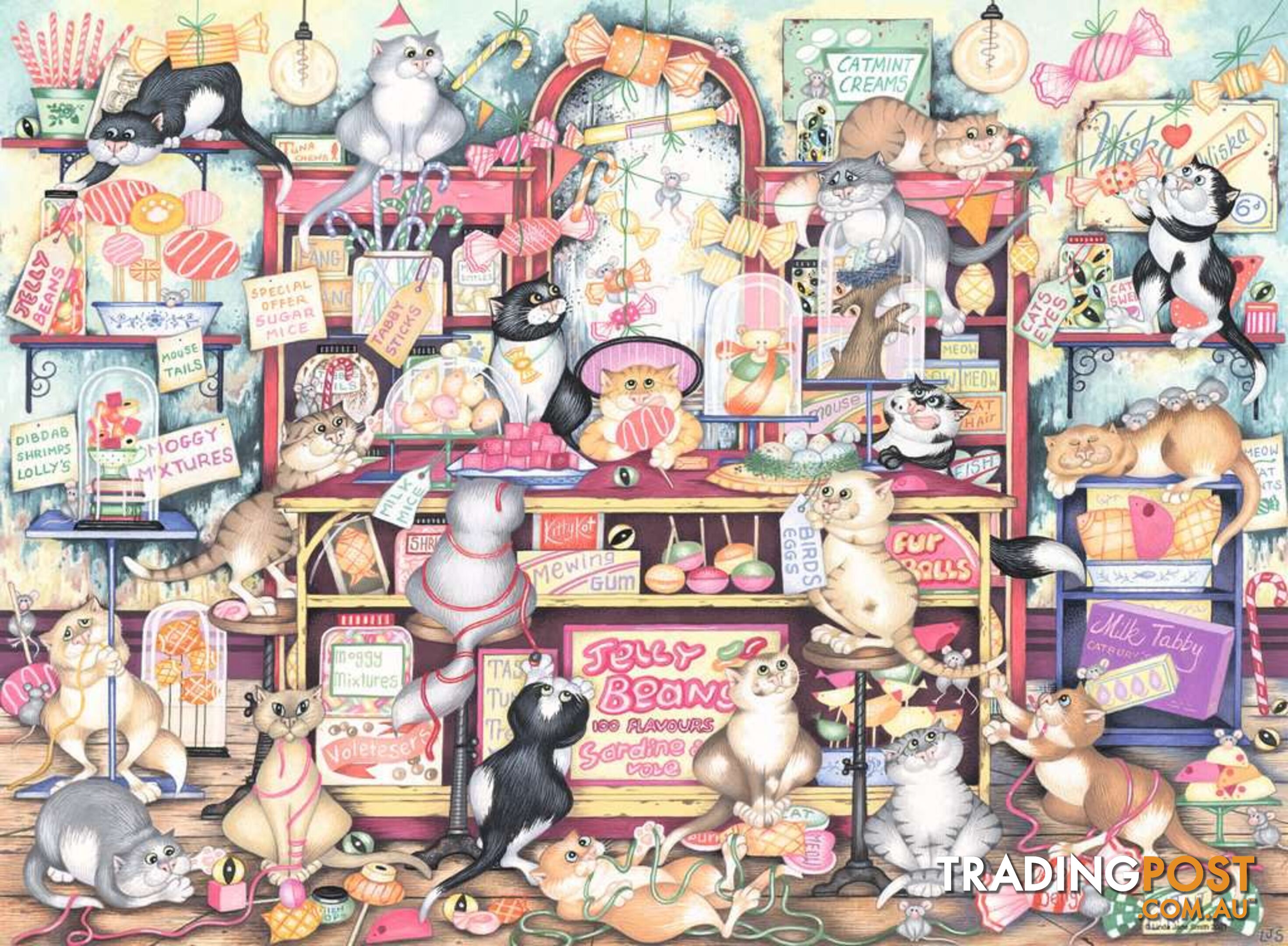 Ravensburger - Mr Catkins Confectionery Jigsaw Puzzle 500pc Rb16756 - 4005556167562