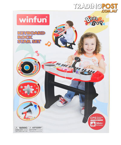 Winfun Beat Bop Keyboard Rock Star Set - Art63128 - 4895038552166