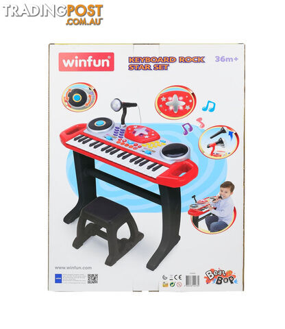 Winfun Beat Bop Keyboard Rock Star Set - Art63128 - 4895038552166
