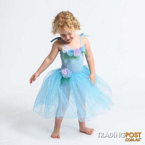 Fairy Girls - Costume Sugarplum Ballerina Dress Blue Large - Fgfg507bl - 9787110095072