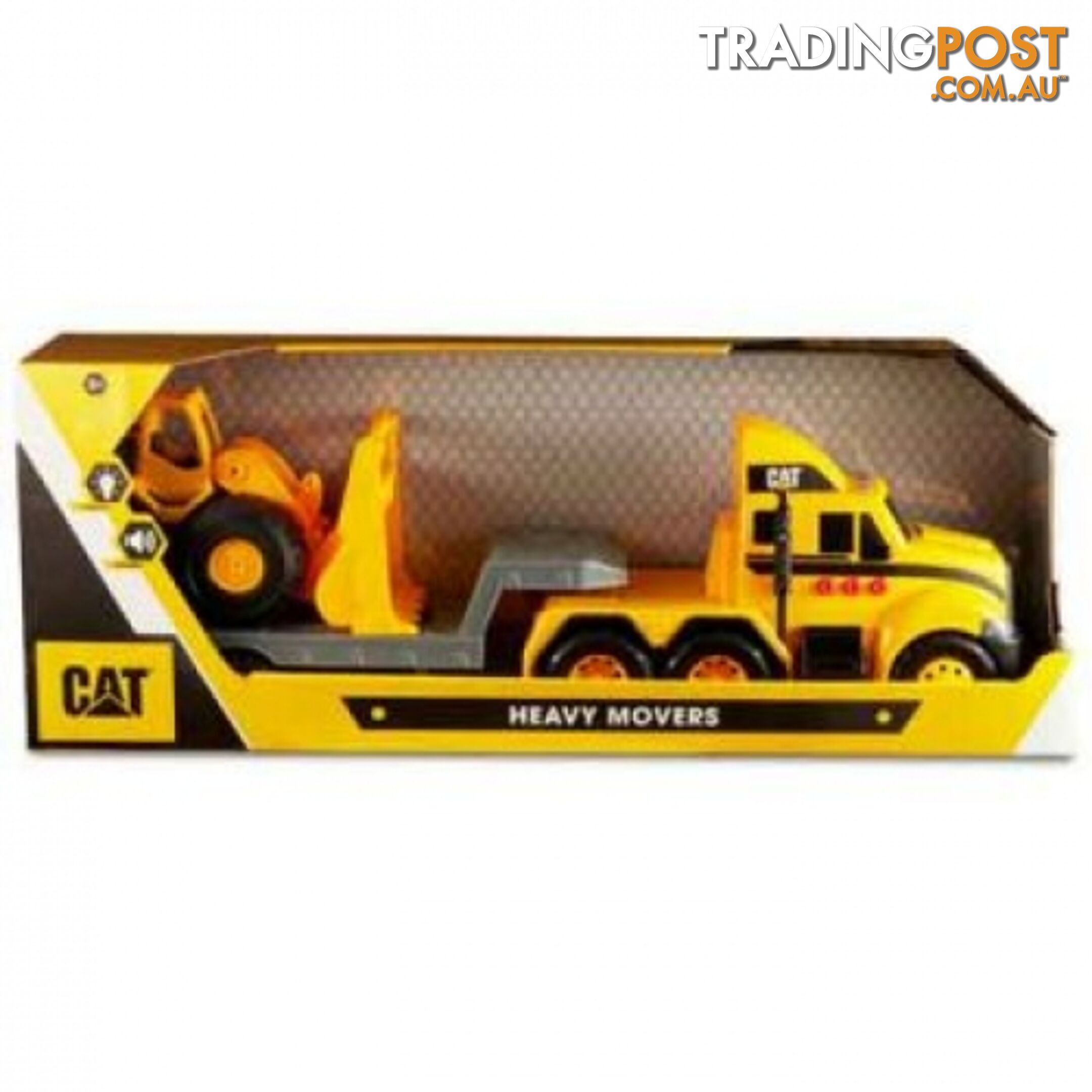 CAT® HEAVY MOVERS FLATBED WITH BULLDOZER - Azfr82288 - 021664822883