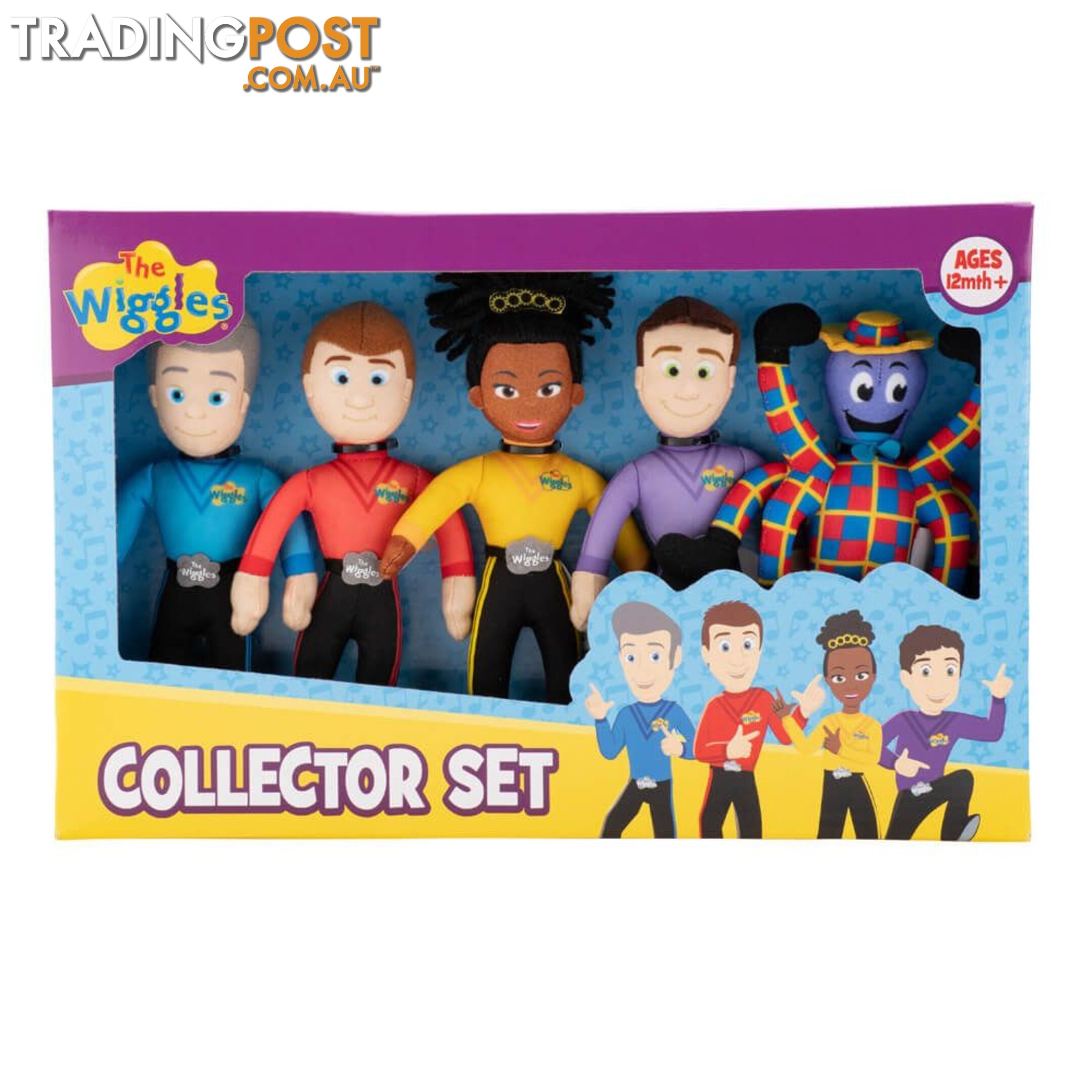 The Wiggles - 5pc Mini Plush Collector Set - Jswig6092 - 9319057060921