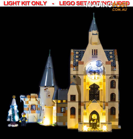 LIGHT KIT for LEGO Hogwarts Clock Tower 75948 - Light My Bricks - 793591188102