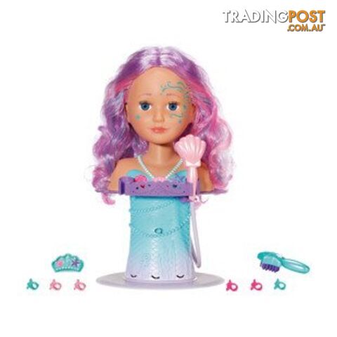 Baby Born - Sister Styling Mermaid Head Bj830550 - 4001167830550