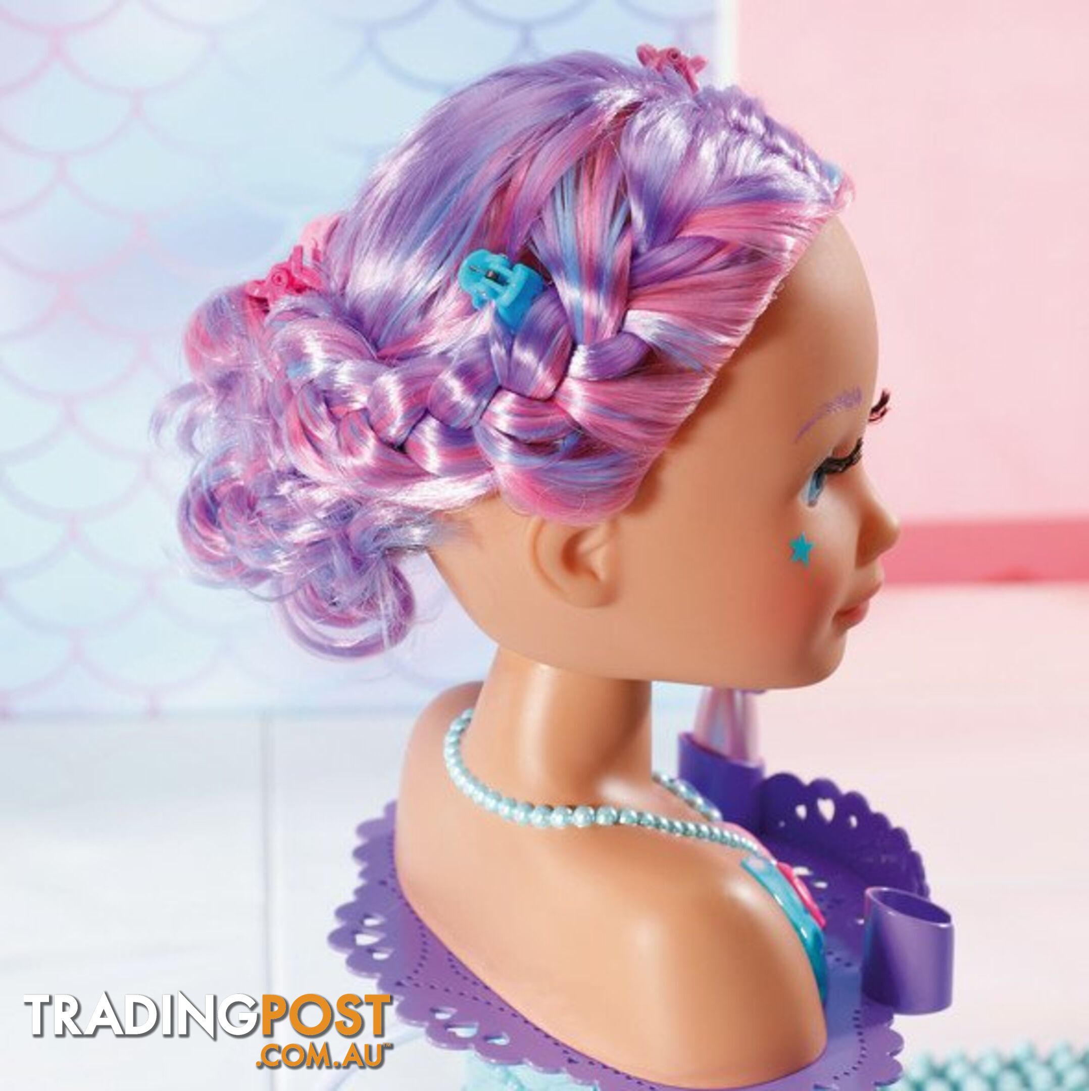 Baby Born - Sister Styling Mermaid Head Bj830550 - 4001167830550