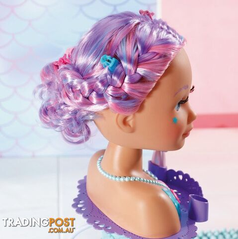 Baby Born - Sister Styling Mermaid Head Bj830550 - 4001167830550