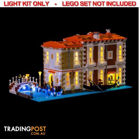 LIGHT KIT for LEGO Venetian Houses 910023 - Light My Bricks - 754523893693