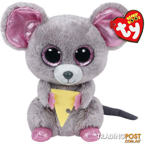 Ty - Beanie Boos - Squeaker The Mouse Small 15cm - Bg36192 - 008421361922