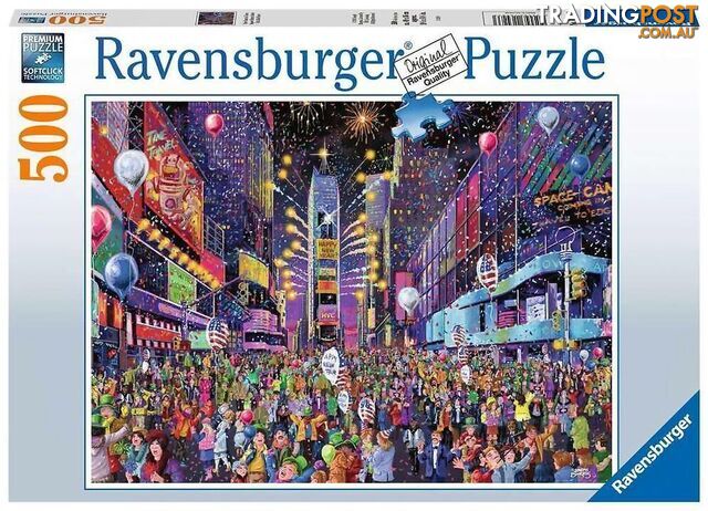 Ravensburger - New Years In Times Square Jigsaw Puzzle 500pc - Mdrb16423 - 4005556164233