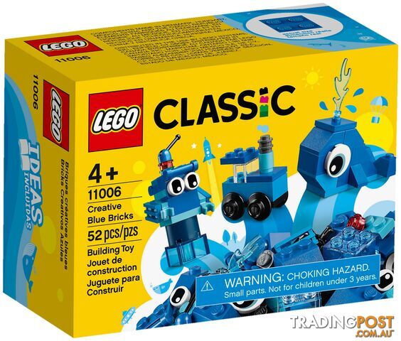 LEGO 11006 Creative Blue Bricks Classic - 5702016616576