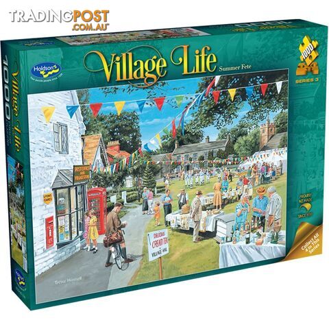 Holdson - Summer Fete - Village Life S3 Jigsaw Puzzle 1000 Pieces - Jdhol774814 - 9414131774814