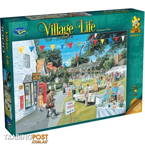 Holdson - Summer Fete - Village Life S3 Jigsaw Puzzle 1000 Pieces - Jdhol774814 - 9414131774814