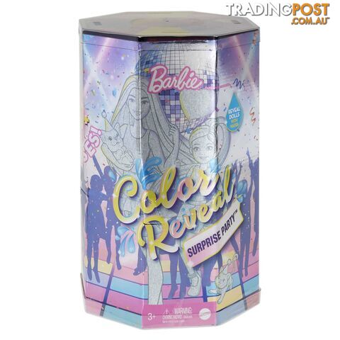 Barbie Colour Reveal Surprise Party Dolls And Accessories  Mattel Gxj88 - 887961958362