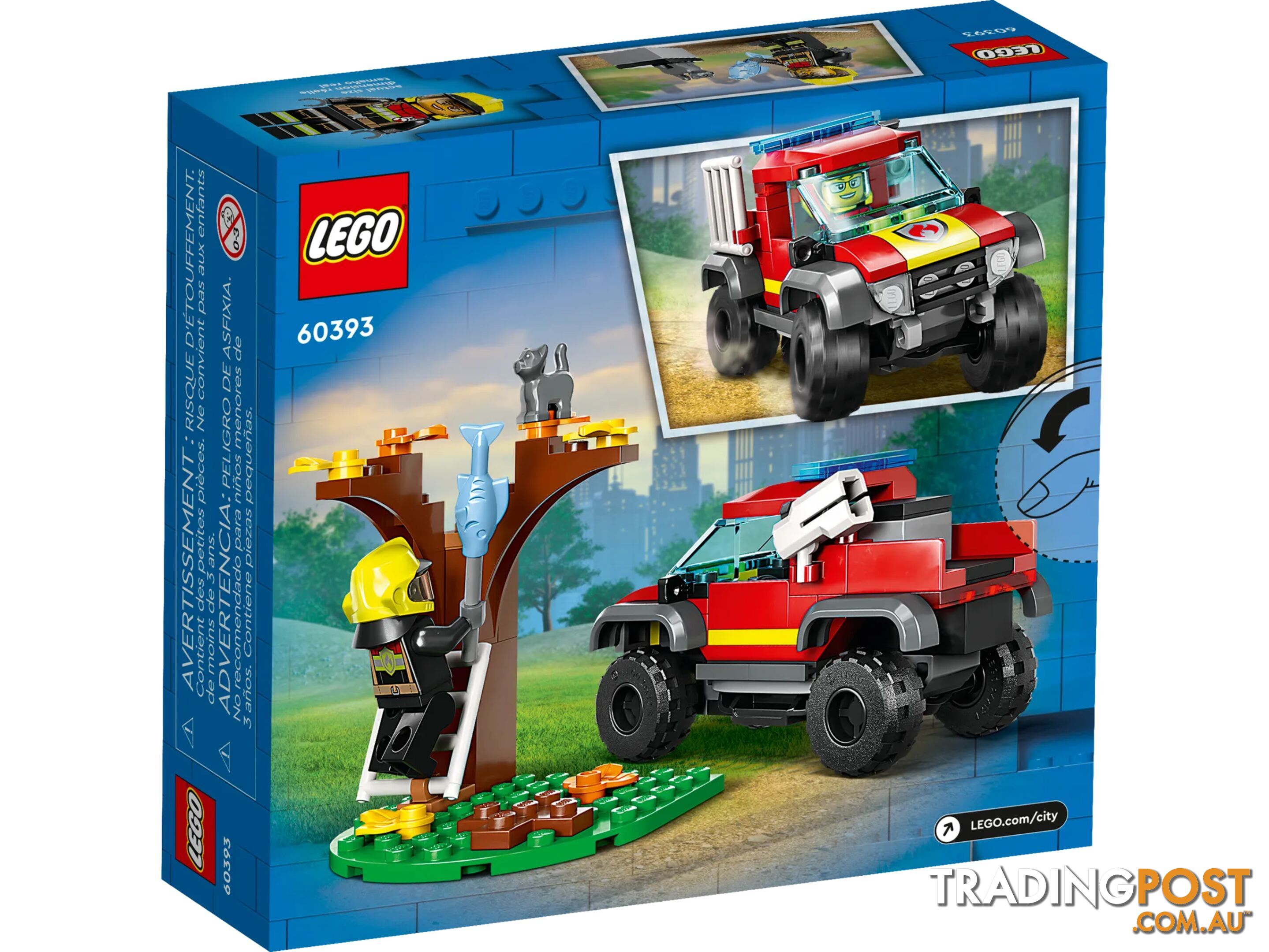 LEGO 60393 4x4 Fire Truck Rescue - City - 5702017416588