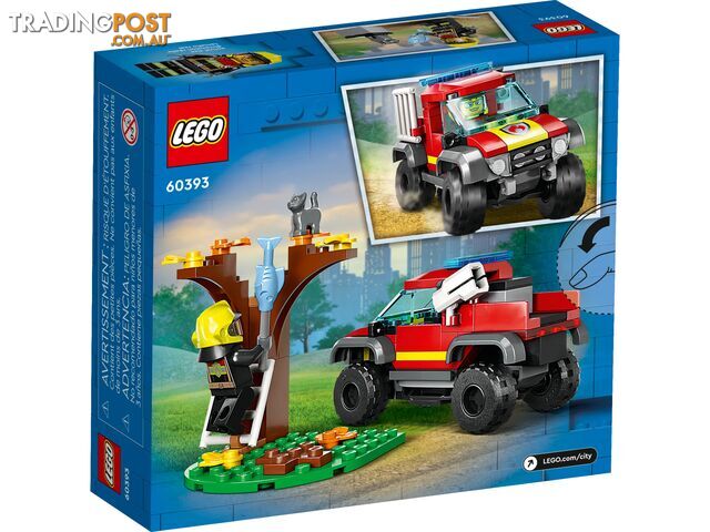 LEGO 60393 4x4 Fire Truck Rescue - City - 5702017416588