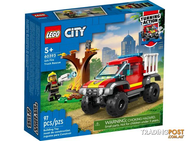 LEGO 60393 4x4 Fire Truck Rescue - City - 5702017416588