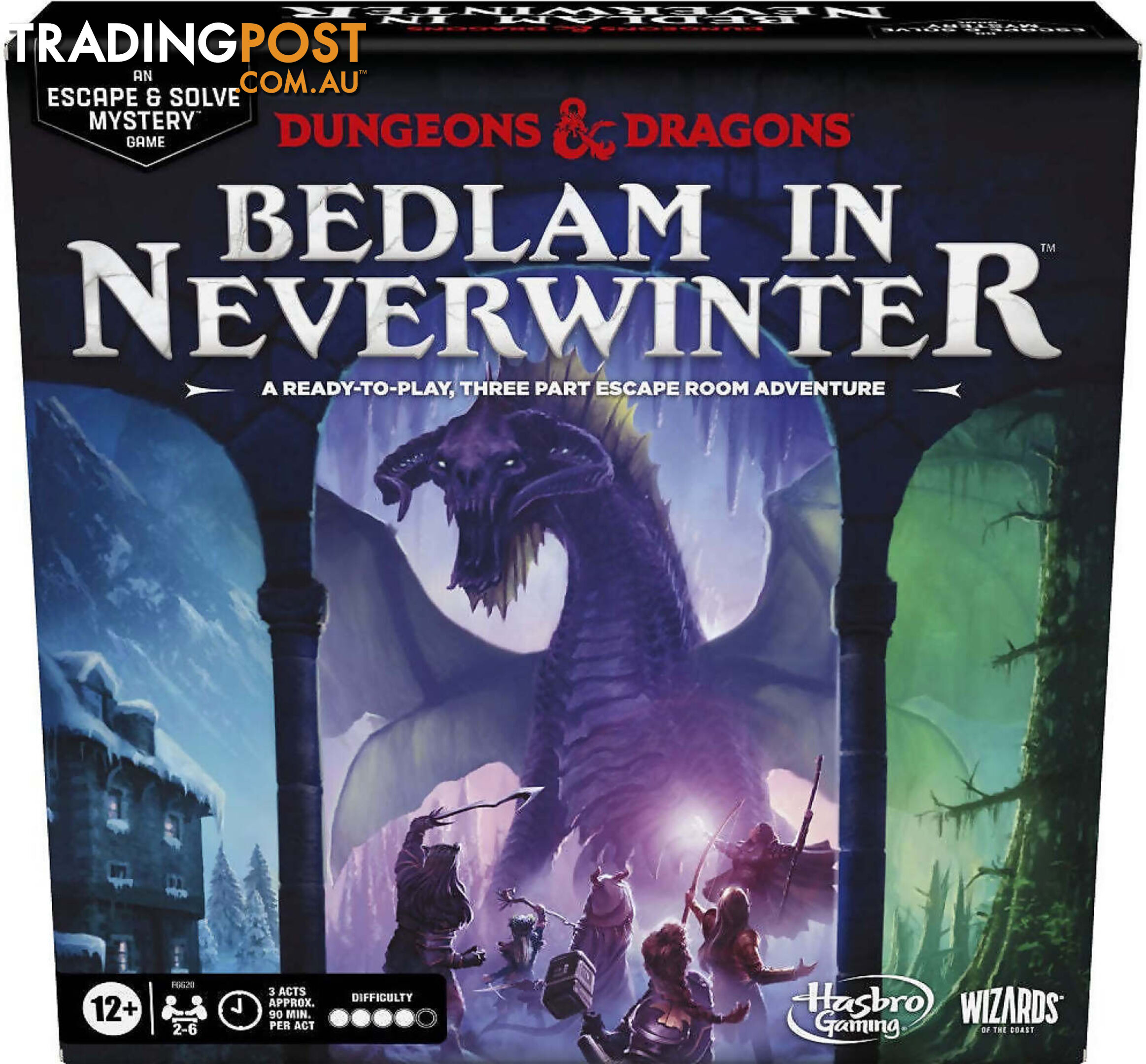 Dungeons And Dragons - Bedlam In Neverwinter An Escape & Solve Mystery Game - Hasbro - Hbf66200000 - 195166214771
