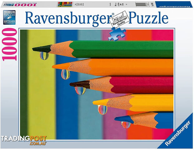 Ravensburger - Coloured Pencils Jigsaw Puzzle 1000 Pieces - Mdrb16998 - 4005556169986