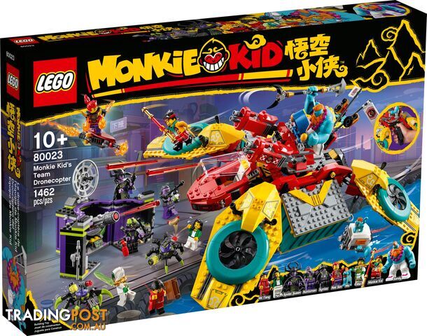 LEGO 80023 Monkie Kid's Team Dronecopter - Monkie Kid - 5702016911473