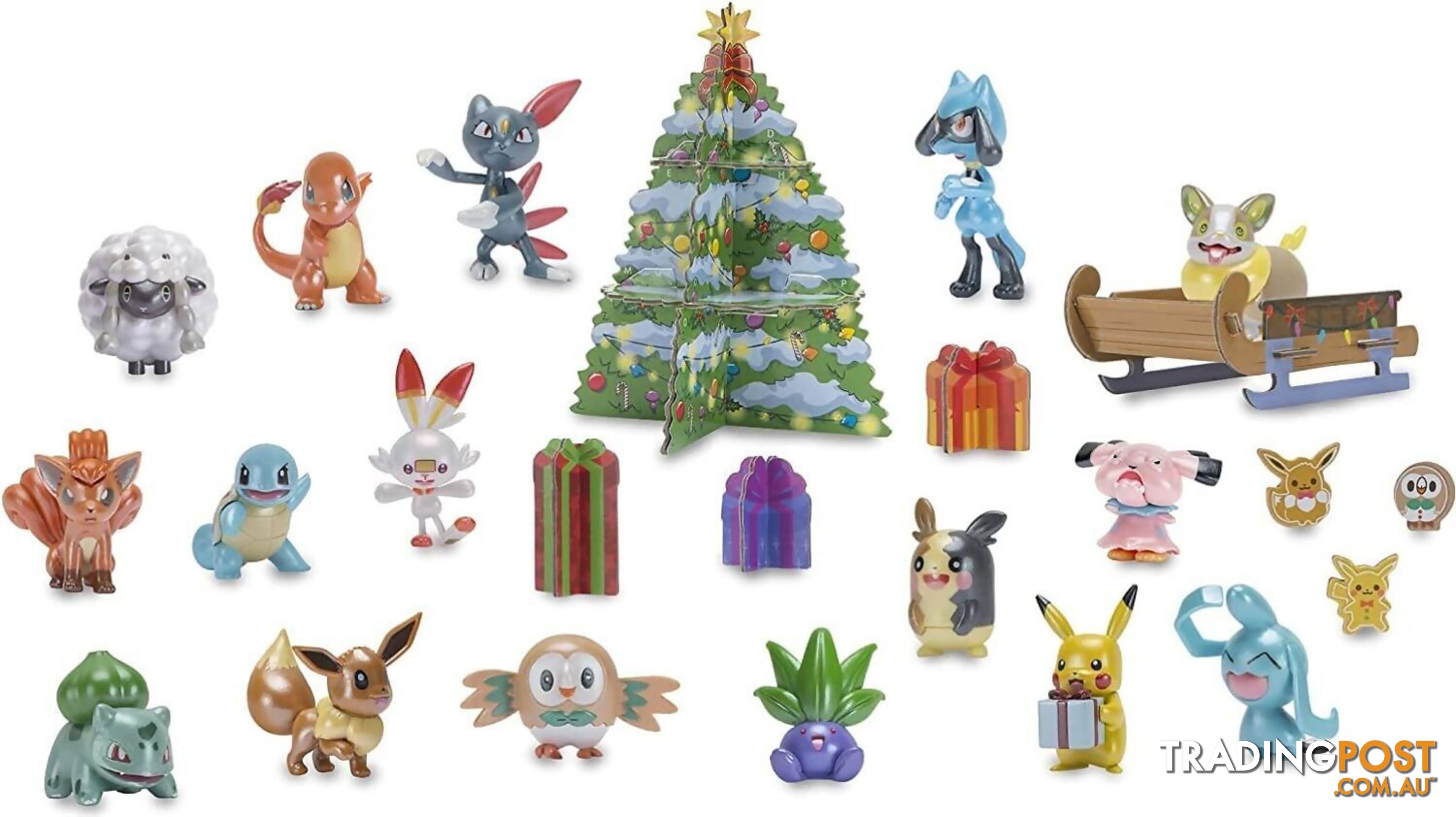 Pokemon - Xmas Advent Calendar 24 Figures - Bgpkw2351 - 191726399278