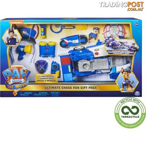 Paw Patrol - The Movie Ultimate Chase Fan Gift Pack Si6061666 - 778988396964