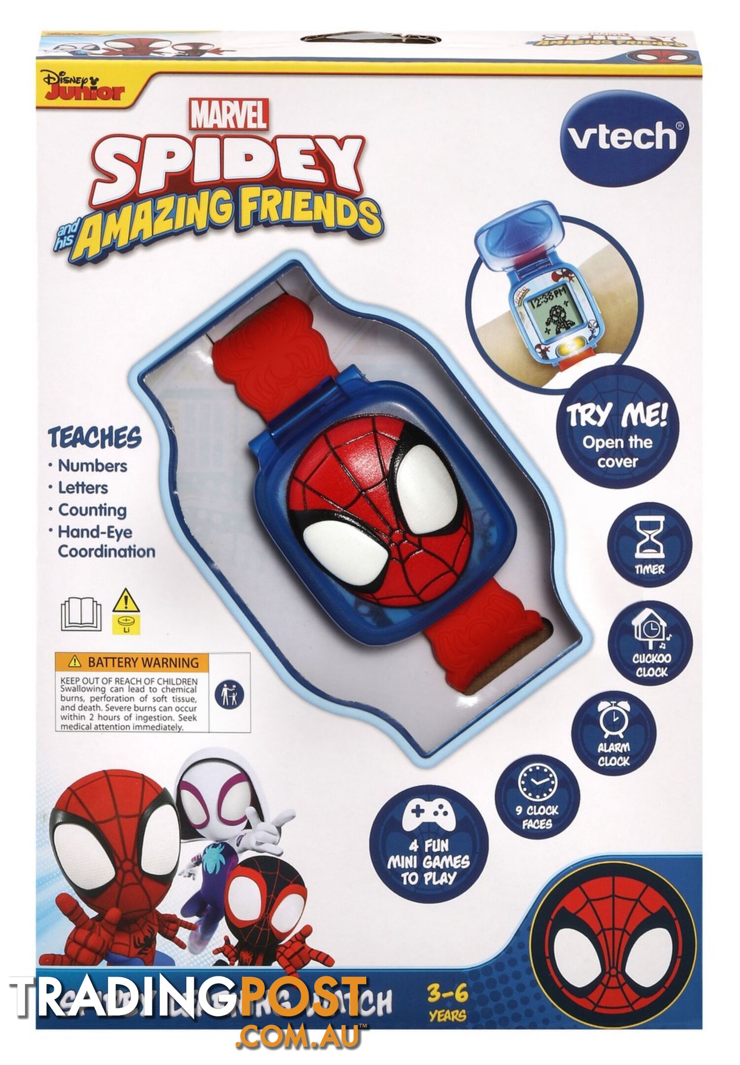 Vtech - Spidey & Friends Watch - Tn80554303006 - 3417765543036