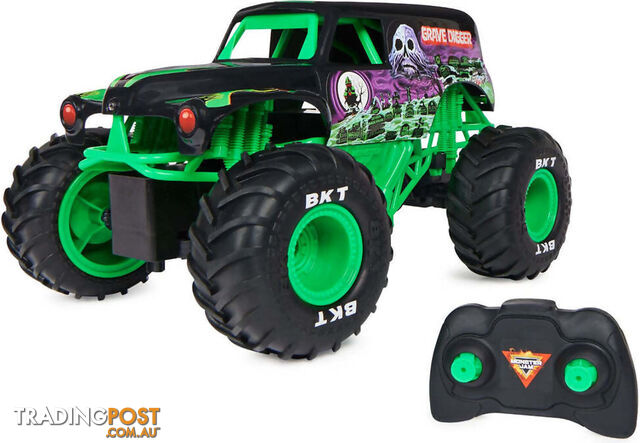 Monster Jam Rc 1:15 Scale Grave Digger Refresh - Si6068258 - 778988499597