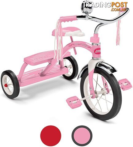 Radio Flyer - Classic Pink Dual Deck Tricycle Art65041 - 0042385112800