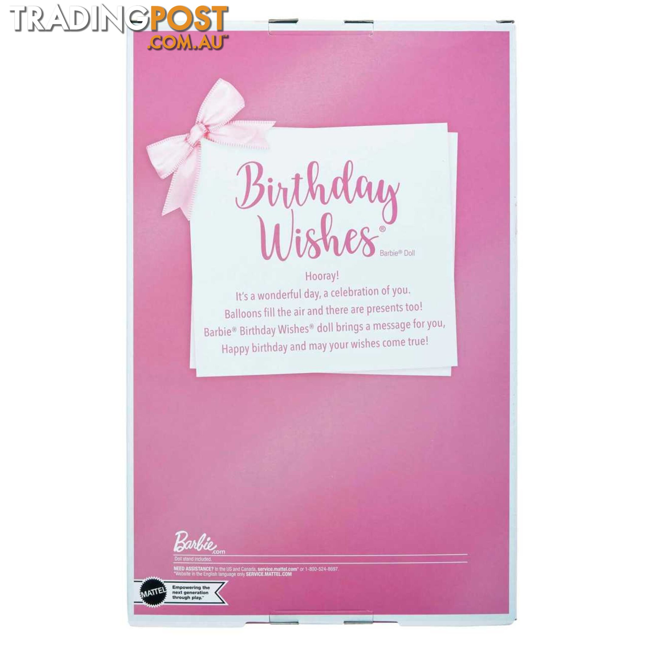 Barbie Birthday Wishes Doll - Mahjx01 - 194735097135