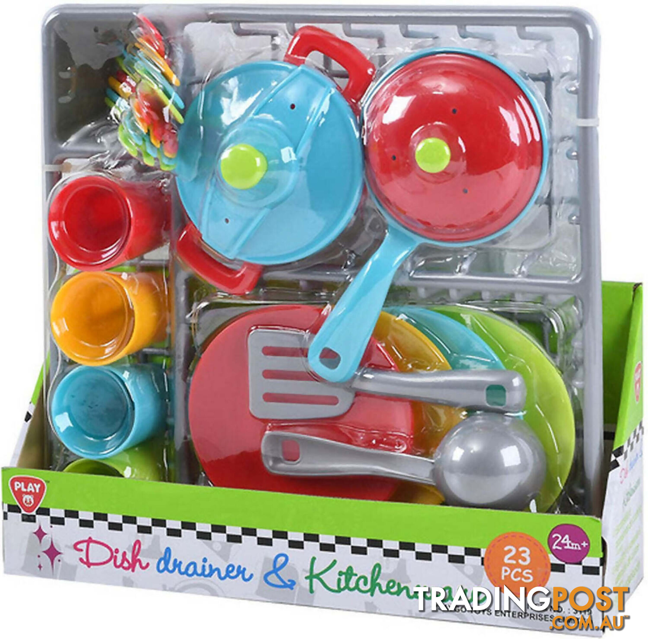 Playgo Toys Ent. Ltd. - Dish Drainer Set 23 Piece - Art64035 - 4892401031198