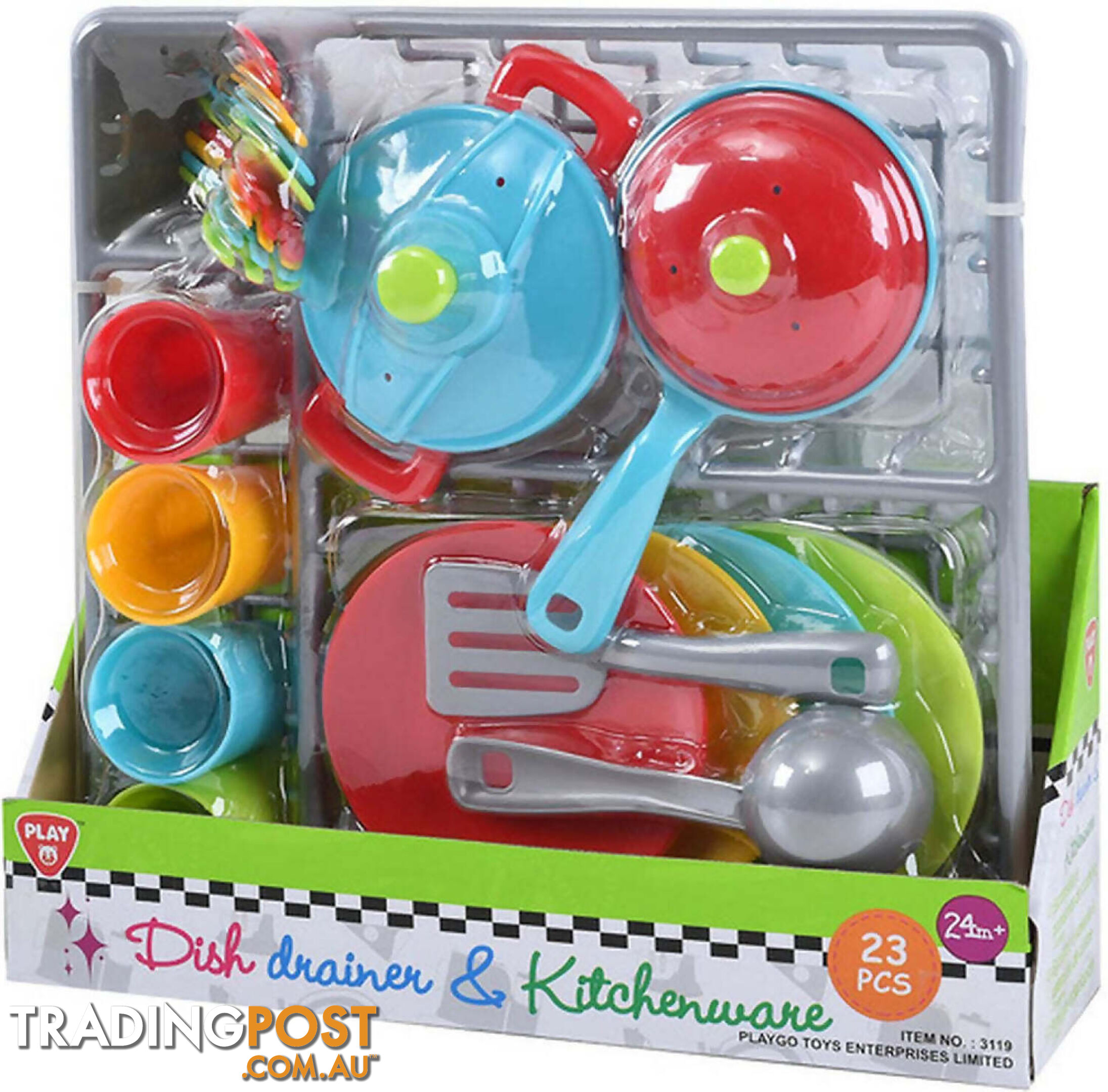 Playgo Toys Ent. Ltd. - Dish Drainer Set 23 Piece - Art64035 - 4892401031198