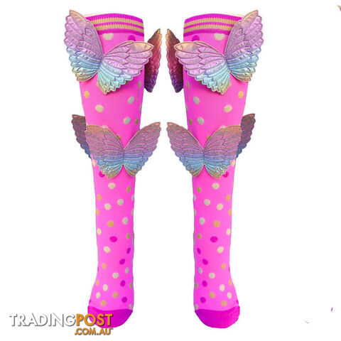 Madmia - Butterfly Socks Kids & Adults Age 6y+ - Mumm163 - 9355645001778