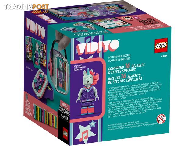 LEGO 43106 Unicorn DJ BeatBox - VIDIYO - 5702016911794