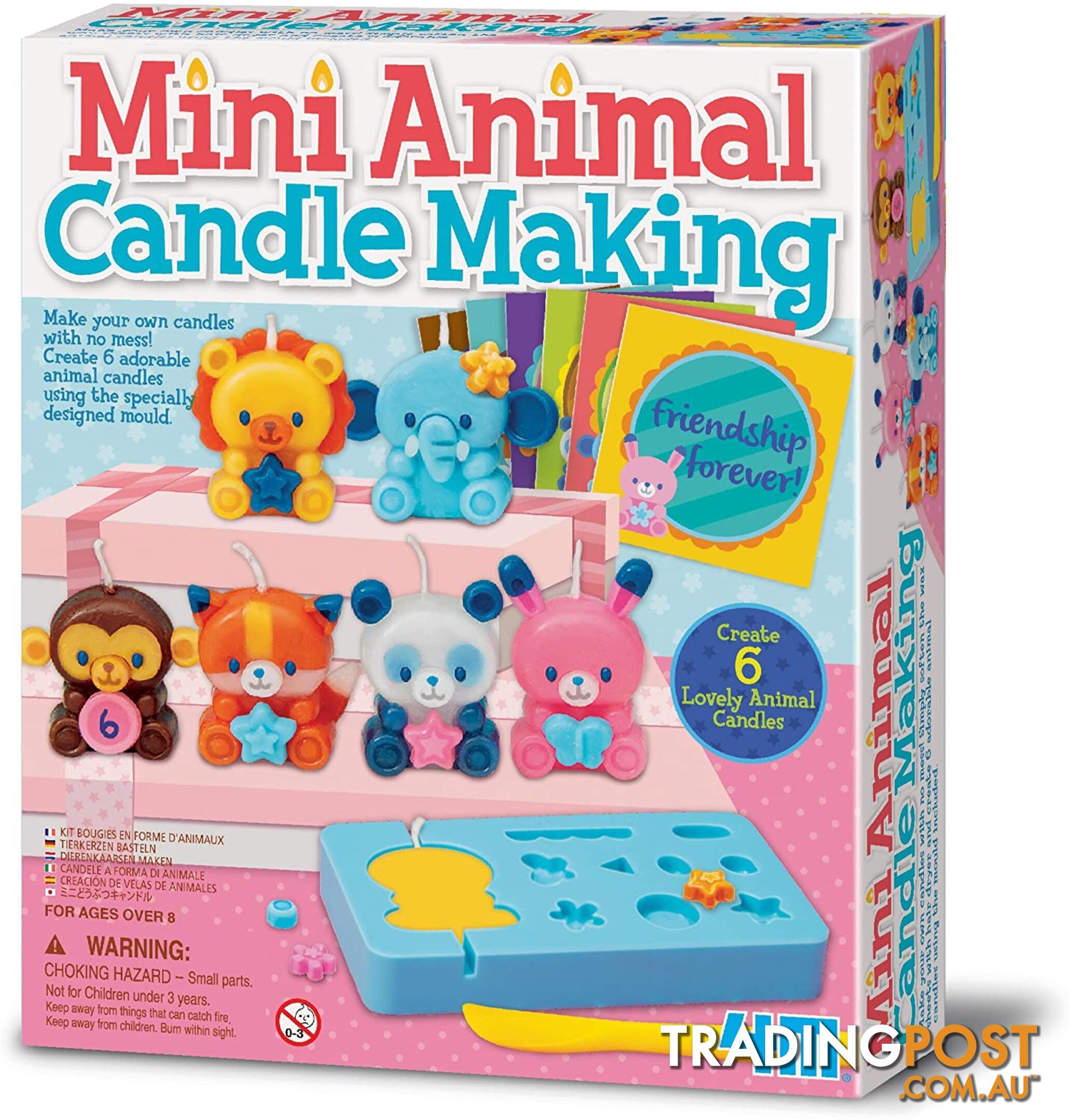 4m - Mini Animal Candle Making Kit Jpc4681 - 4893156046819