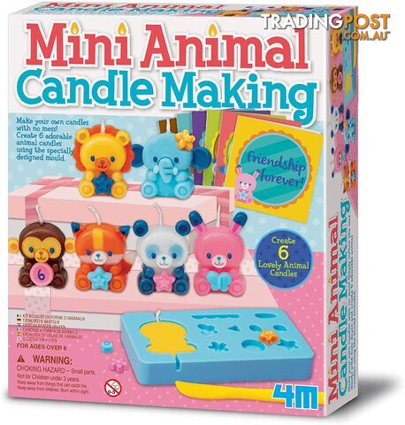 4m - Mini Animal Candle Making Kit Jpc4681 - 4893156046819