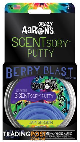 Crazy Aaron's Scentsory Putty Jam Session Berry Blast 2.5inch - Bgscnjs055 - 787790221401