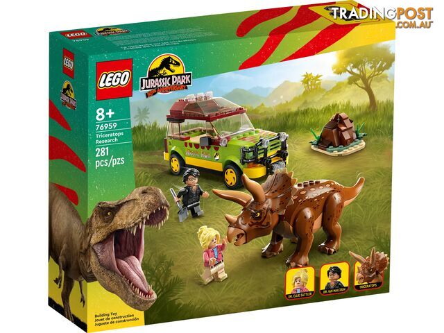 LEGO 76959 Triceratops Research - Jurassic World - 5702017421940