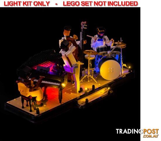 LIGHT KIT for LEGO Jazz Quartet 21334  - LIGHT MY BRICKS - 754523893334