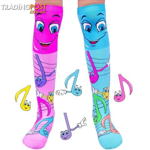 Madmia - Music Notes Socks Toddler Age 3-5y - Mumm190t - 9355645002195