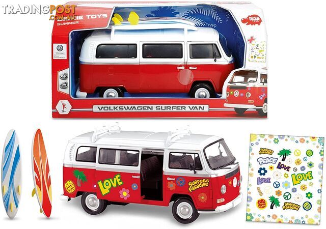 Dickie Toys Vw Surfer Van 32cm Rpdk43154 - 4006333043154